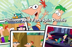 PHINEAS SI FERB PUZZLE ROTATIV